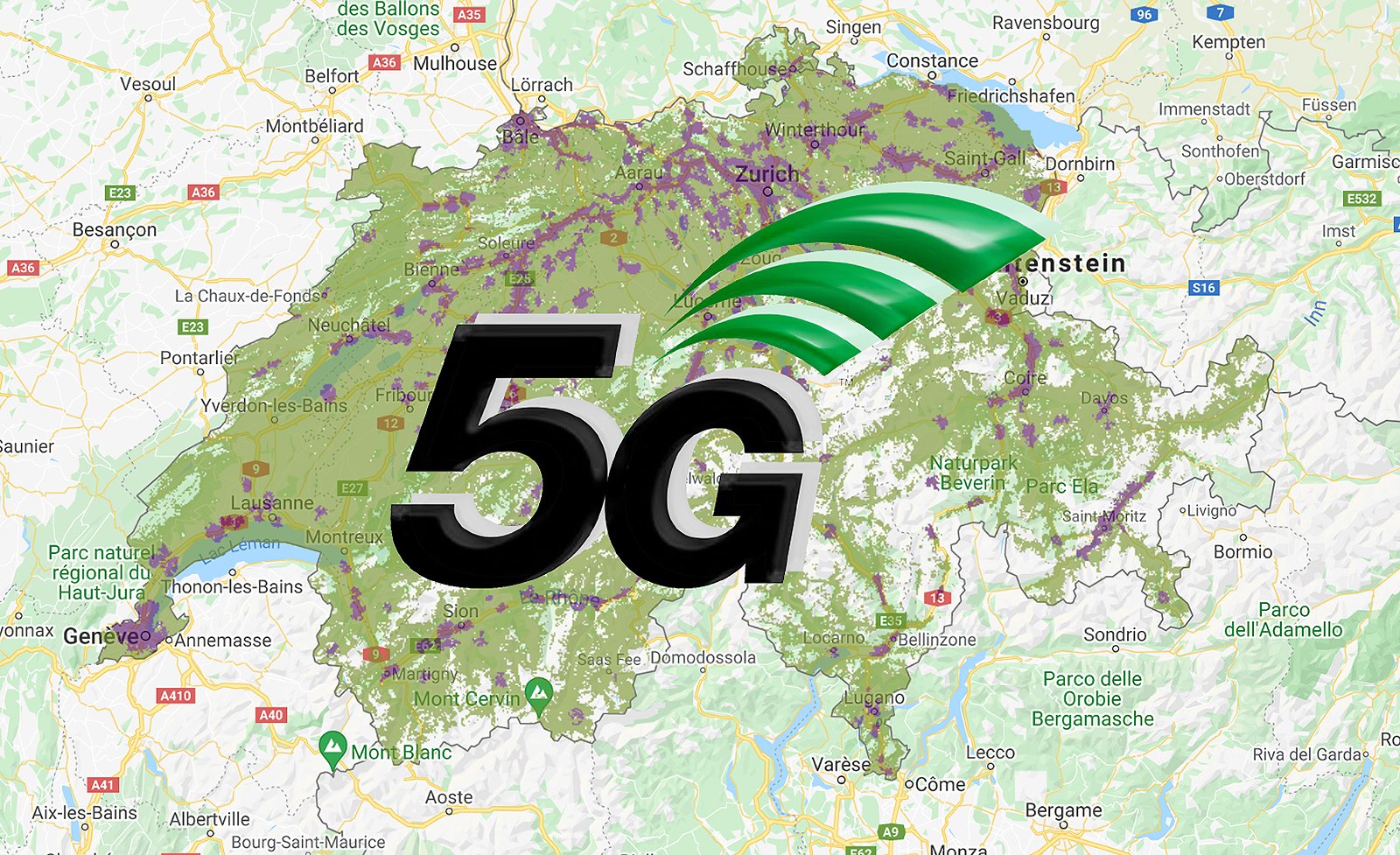 Alors que des groupuscules conspirationnistes et réactionnaires foulent aux pieds la démocratie, Swisscom couvre déjà légalement presque toute la Suisse en 5G.