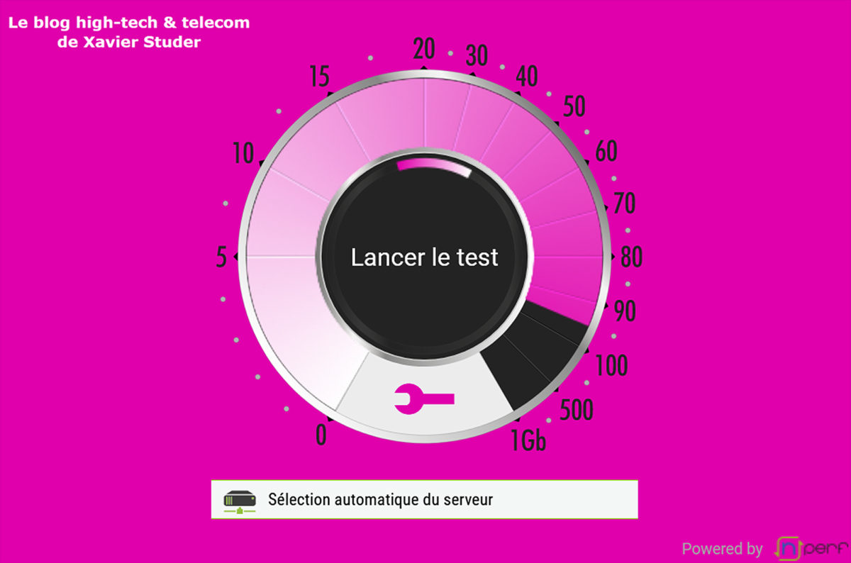 Test de débit internet sur www.xavierstuder.com. Test de débit internet sur www.xavierstuder.com.