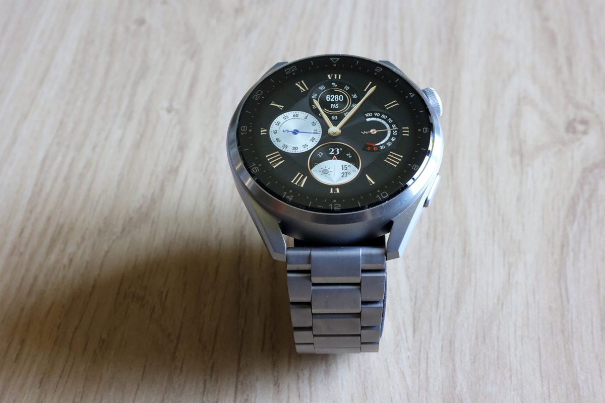 Huawei Watch 3 Pro en titane. Huawei Watch 3 Pro en titane.