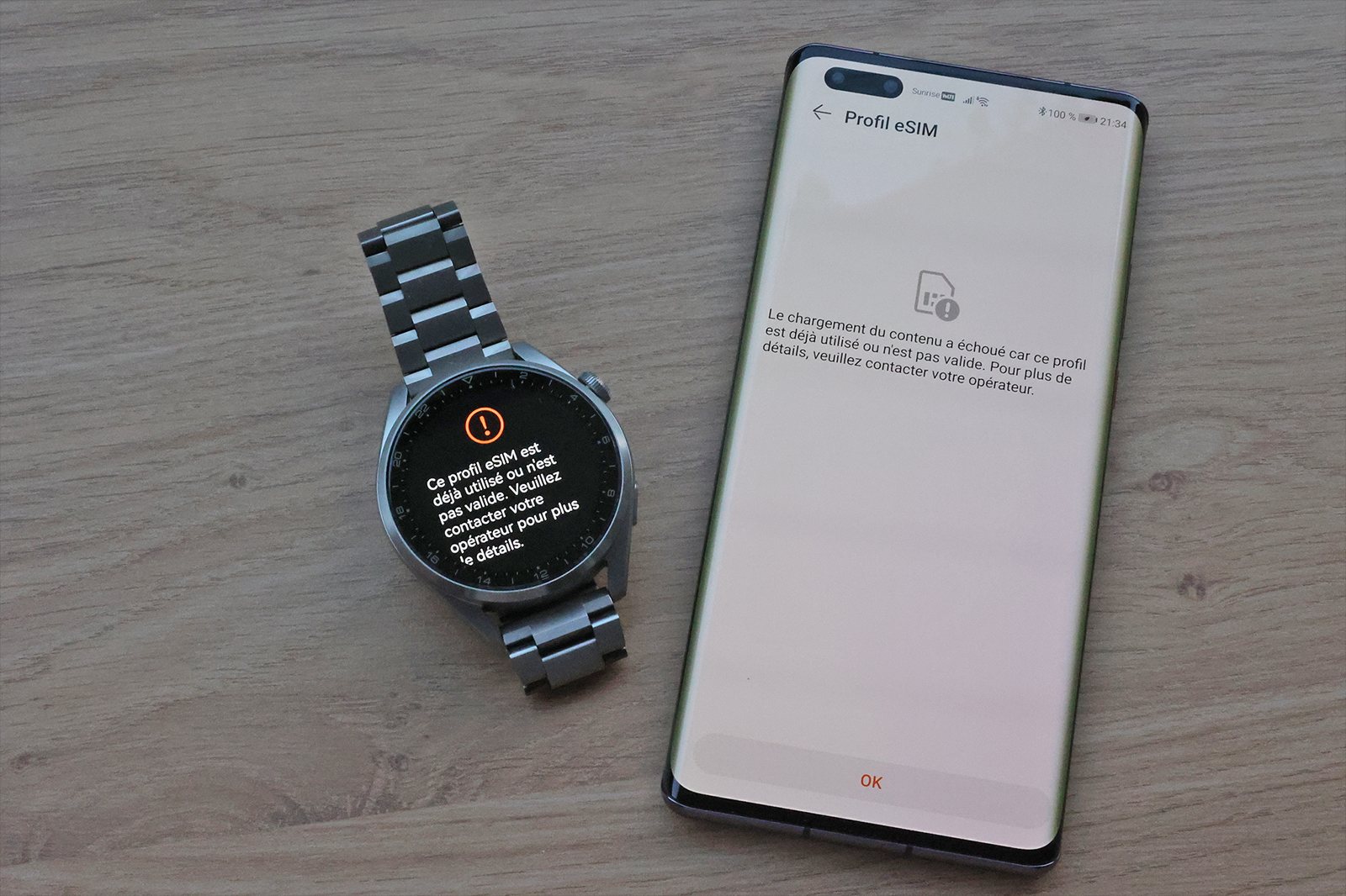 Huawei Watch 3 Pro et Mate 40 Pro.