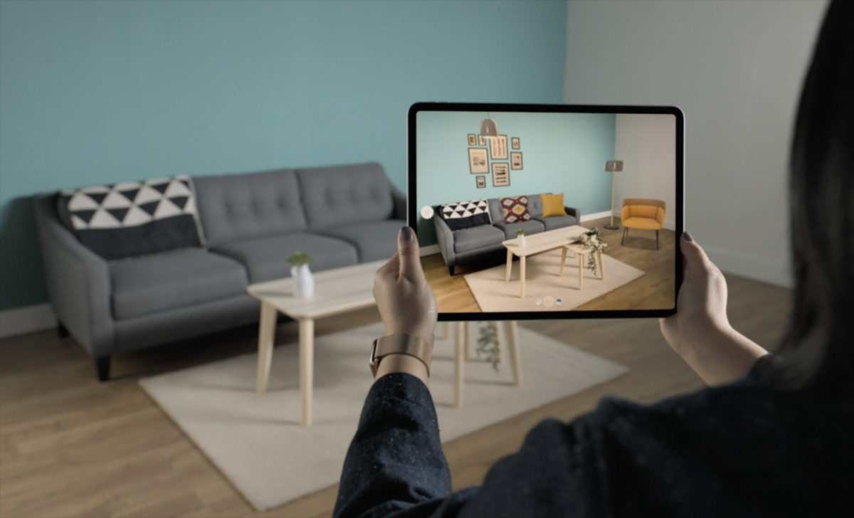 L'iPad d'Apple est taillé pour la réalité augmentée.