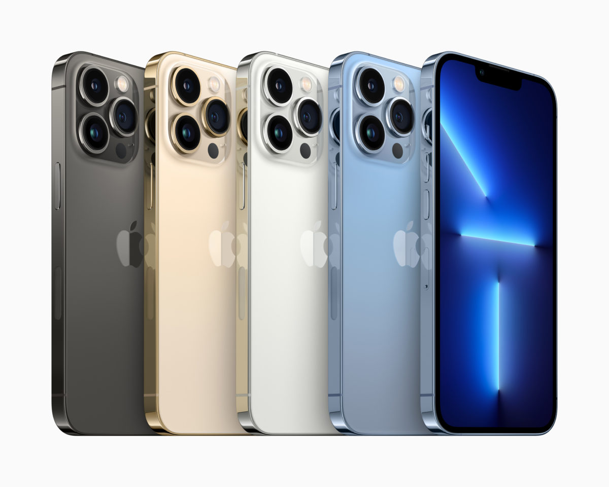 Les nouveaux iPhone 13 Pro et iPhone 13 Pro Max. Les nouveaux iPhone 13 Pro et iPhone 13 Pro Max.
