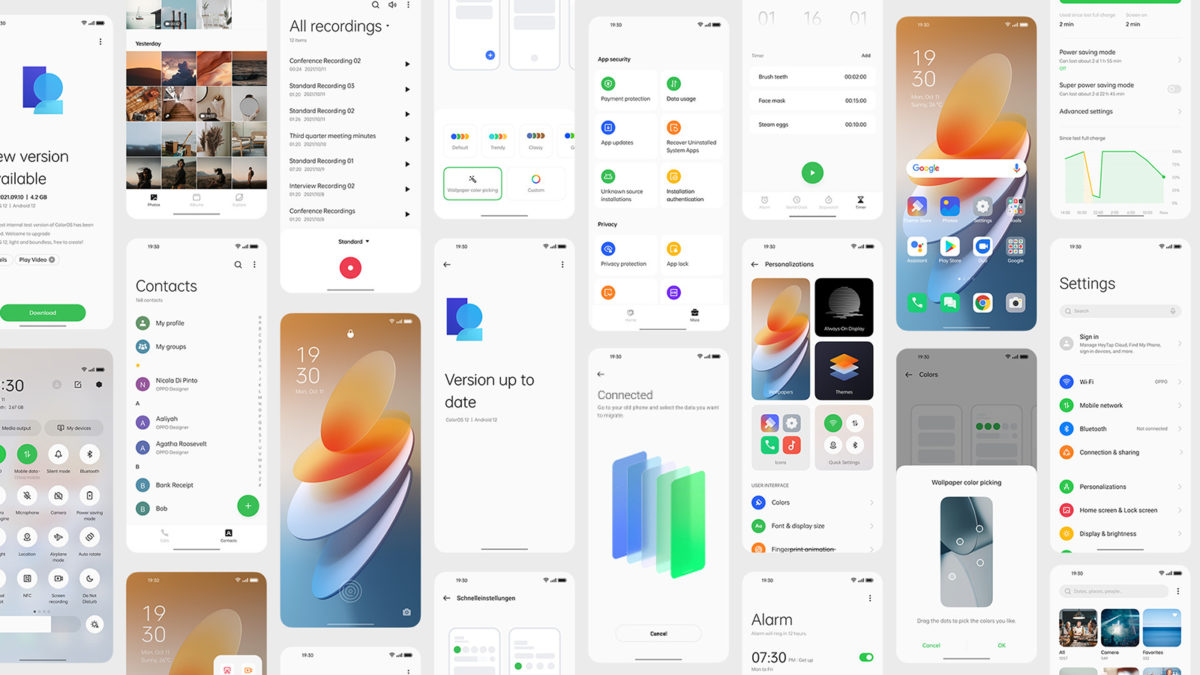Un avant-goût de ColorOS12 d’Oppo… Un avant-goût de ColorOS12 d’Oppo…