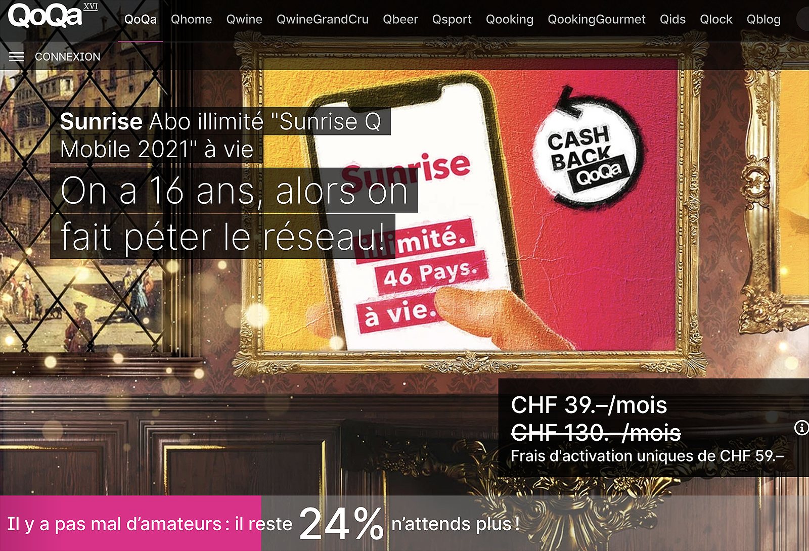 QoQa et Sunrise UPC font fort!