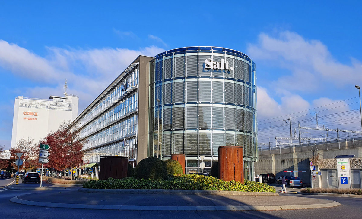 Le siège de Salt à Renens. Le siège de Salt à Renens.