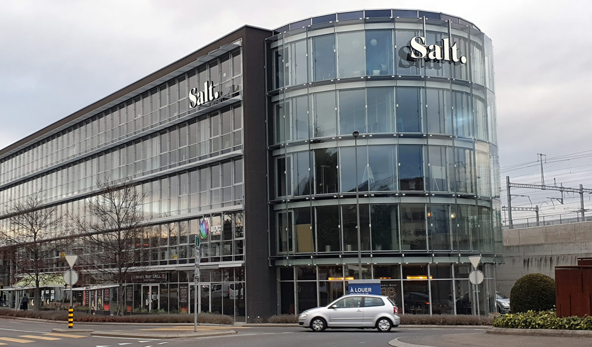 Le siège de Salt à Renens. Le siège de Salt à Renens.