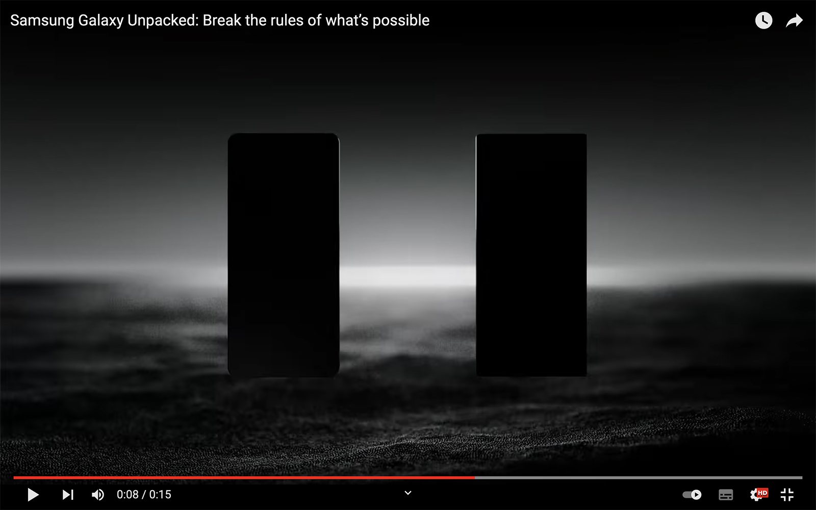 Samsung Unpacked février 2022...