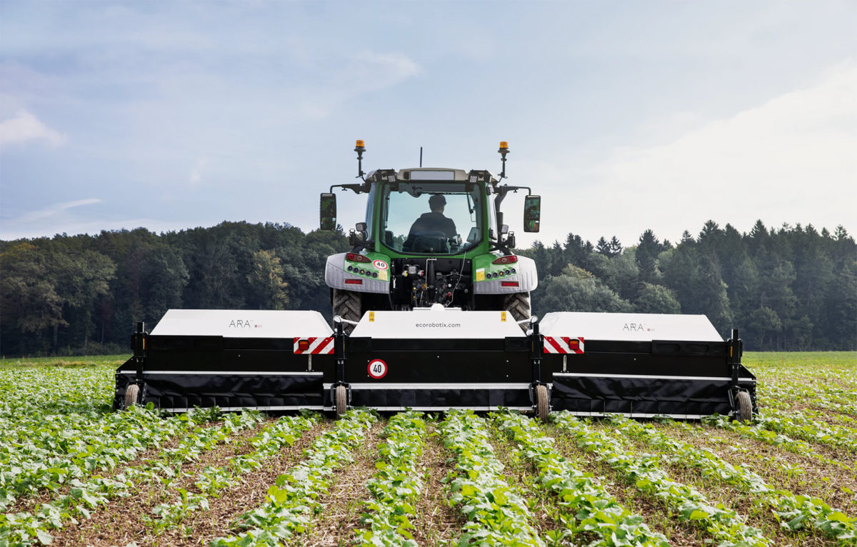 Ecorobotix pour économiser jusqu'à 95% de pesticides. Ecorobotix pour économiser jusqu'à 95% de pesticides.