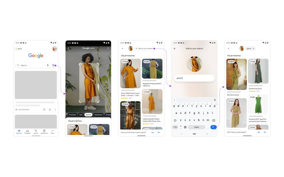 Google expérimente «multisearch».