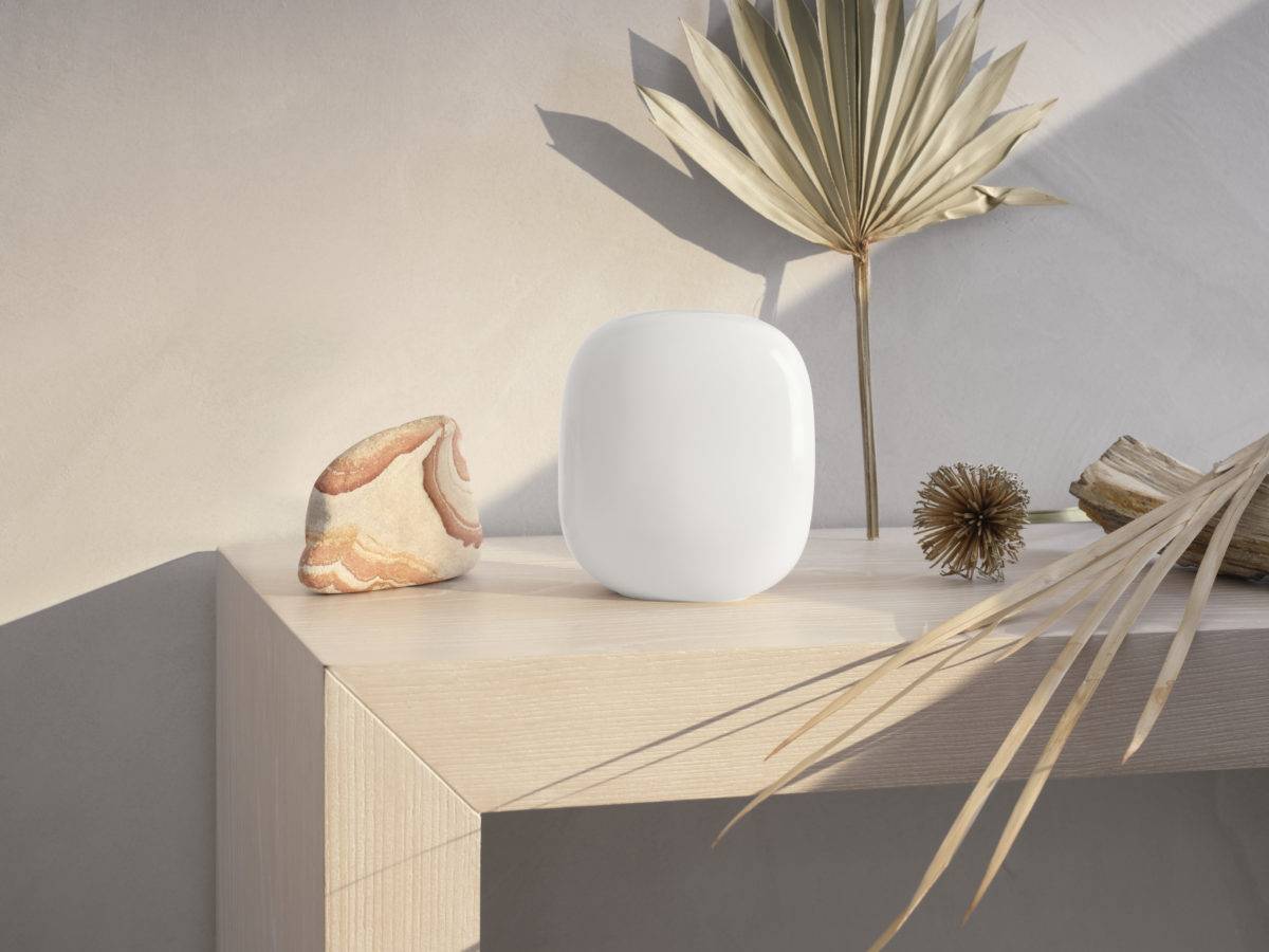 Google Nest Wifi Pro, compatible Wi-Fi 6E.