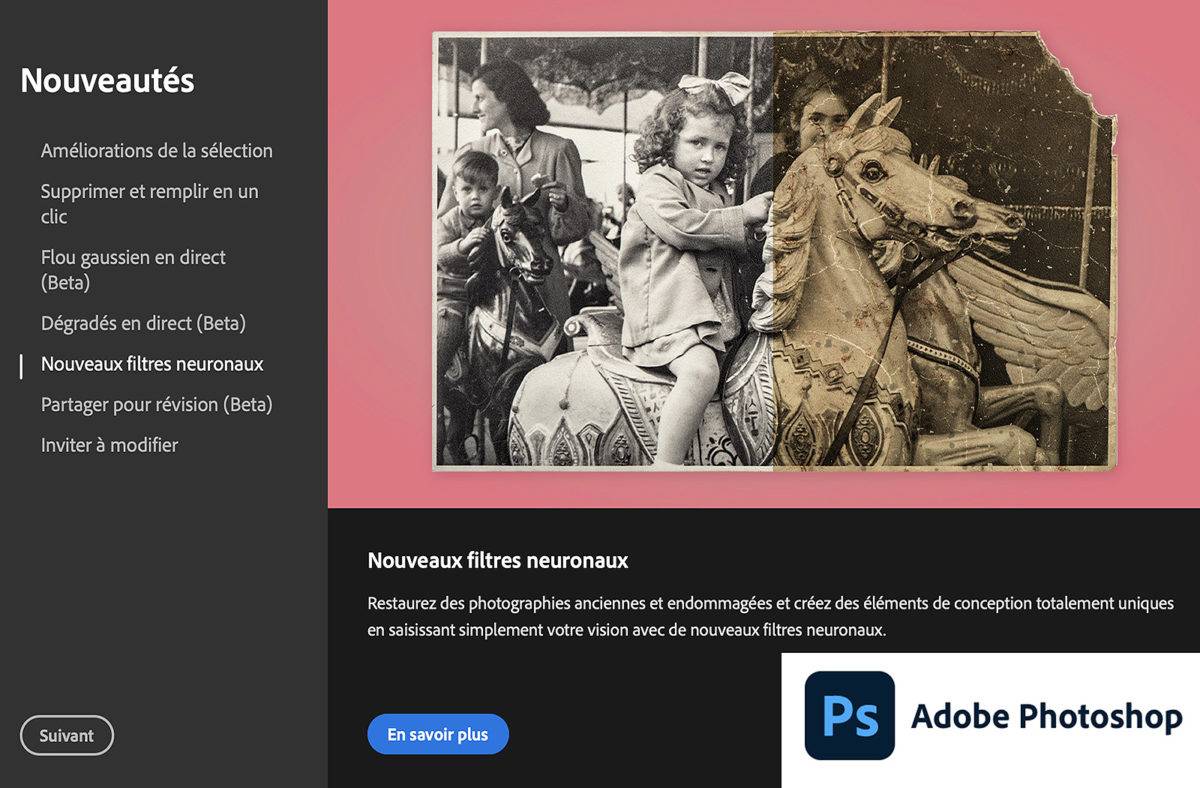 Adobe Photoshop 2023 débarque.