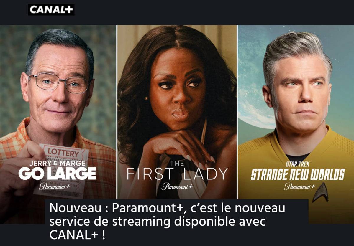 Canal+ avec Paramount+.