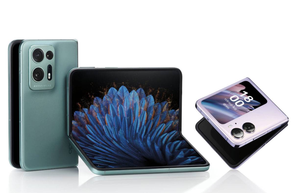 Voici les Oppo Find N2 et Find N2 Flip.