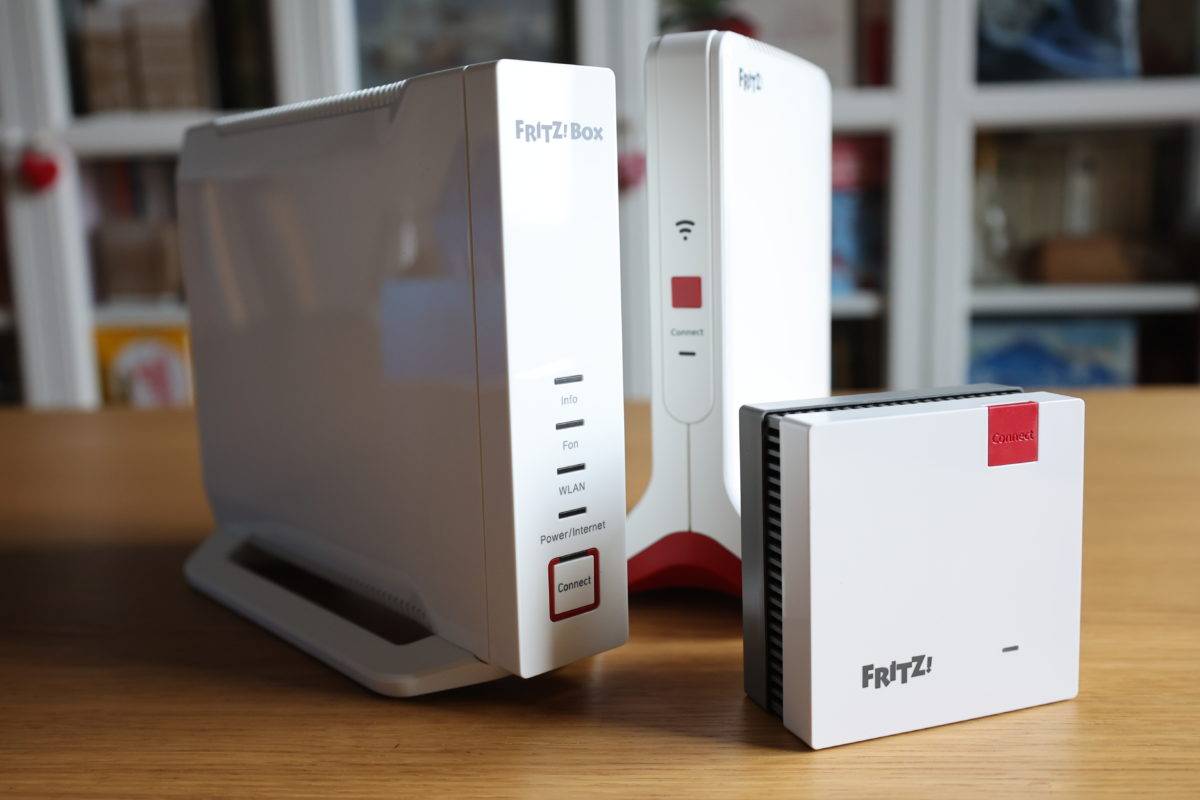 Le set Fritz! Wi-Fi 6, mesh.