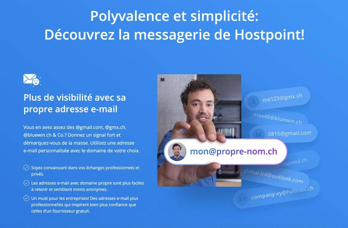 Hostpoint renouvelle son offre. Hostpoint renouvelle son offre.