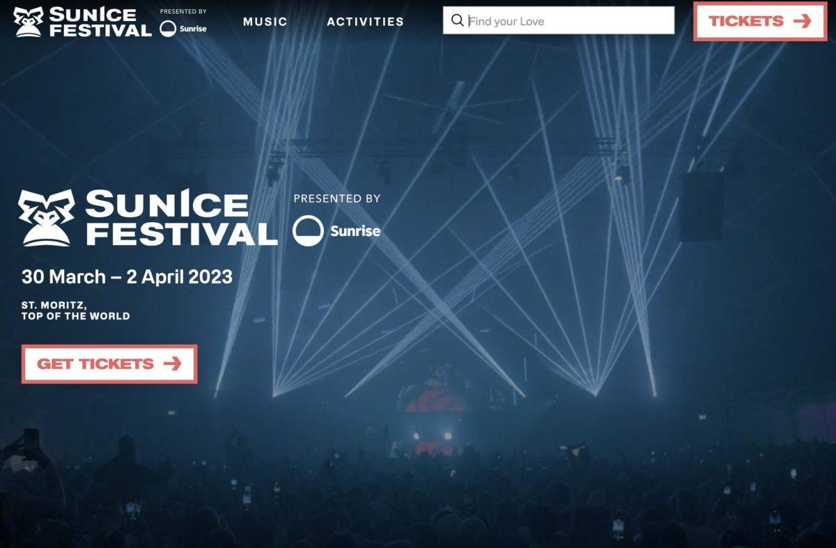 Le SunIce Festival avec Sunrise UPC.