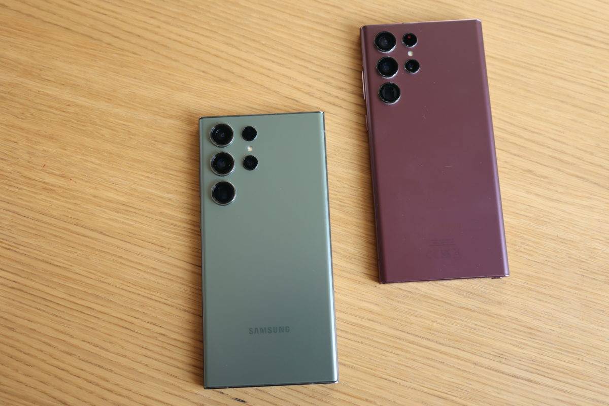 Samsung Galaxy S23 Ultra vs Samsung Galaxy S22 Ultra (d.).