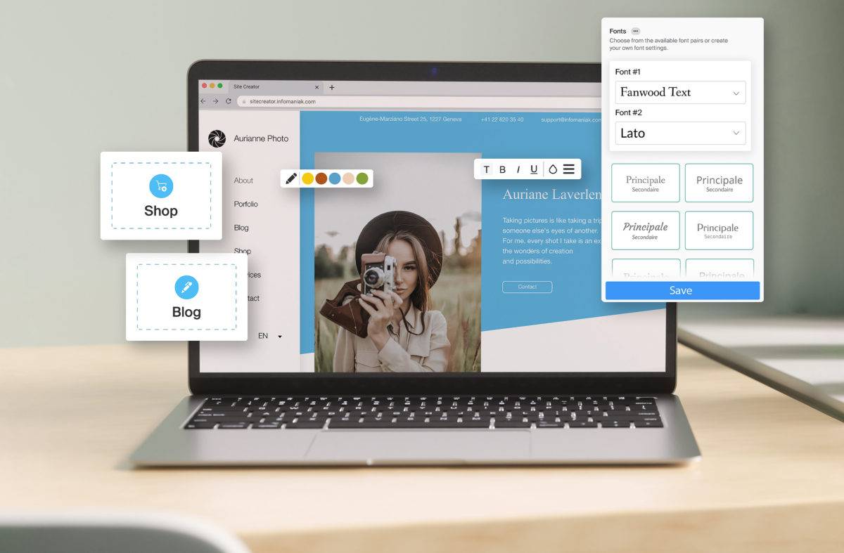 Site Creator par Infomaniak. Site Creator par Infomaniak.