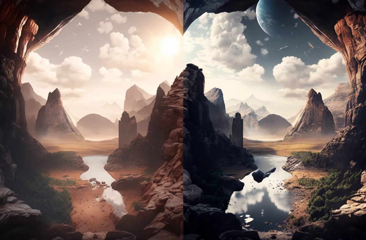 Midjourney vs Bing Image Creator. Image: Midjourney.