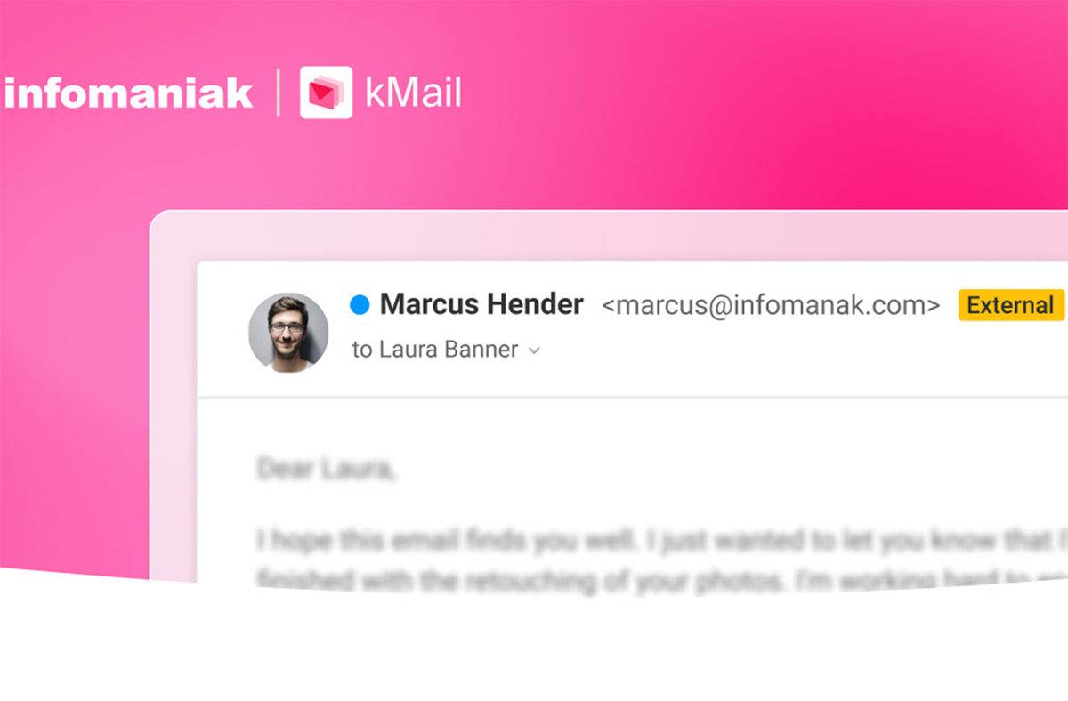 kMail d'Infomaniak.
