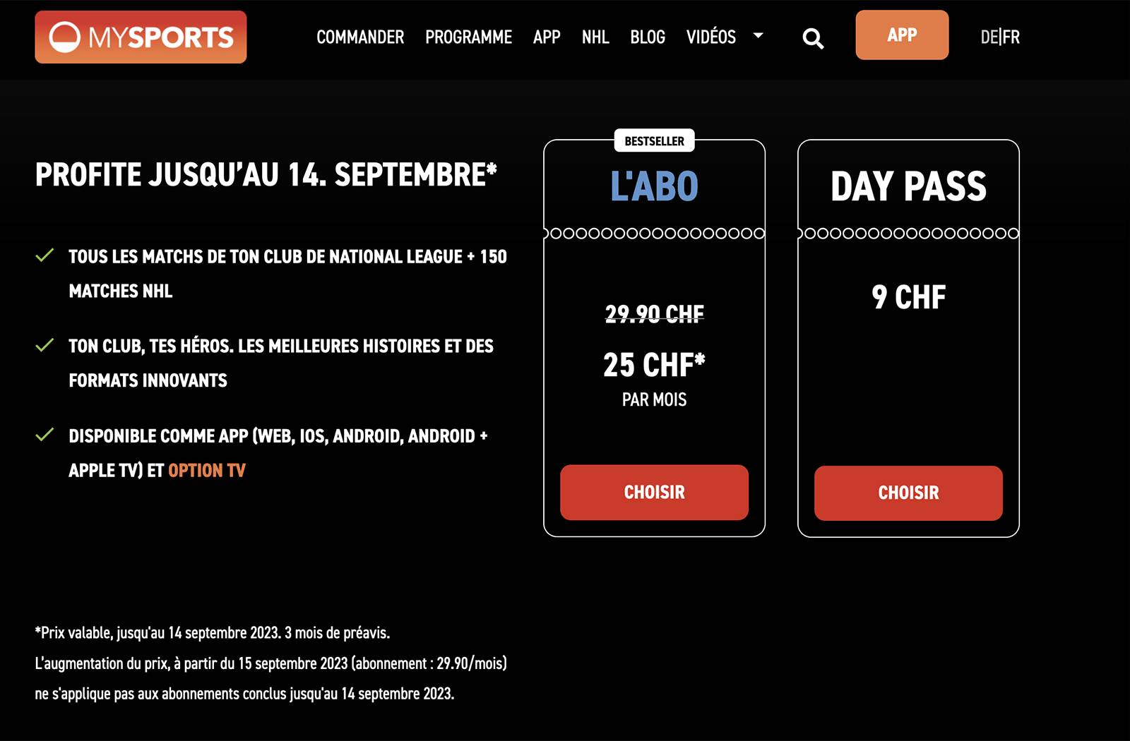 Sunrise UPC encore plus cher. Sunrise UPC encore plus cher.