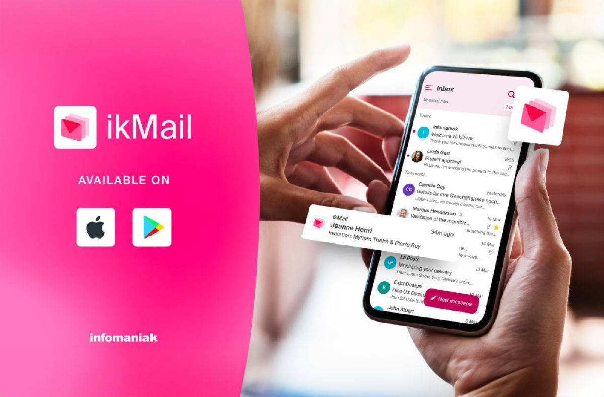 infomaniak mail application