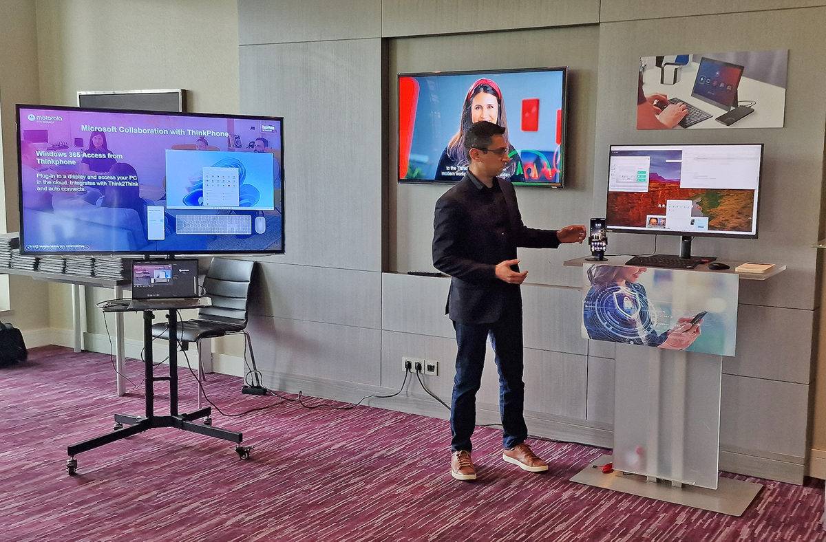 Le ThinkPhone de Motorola donne accès à Windows 11.