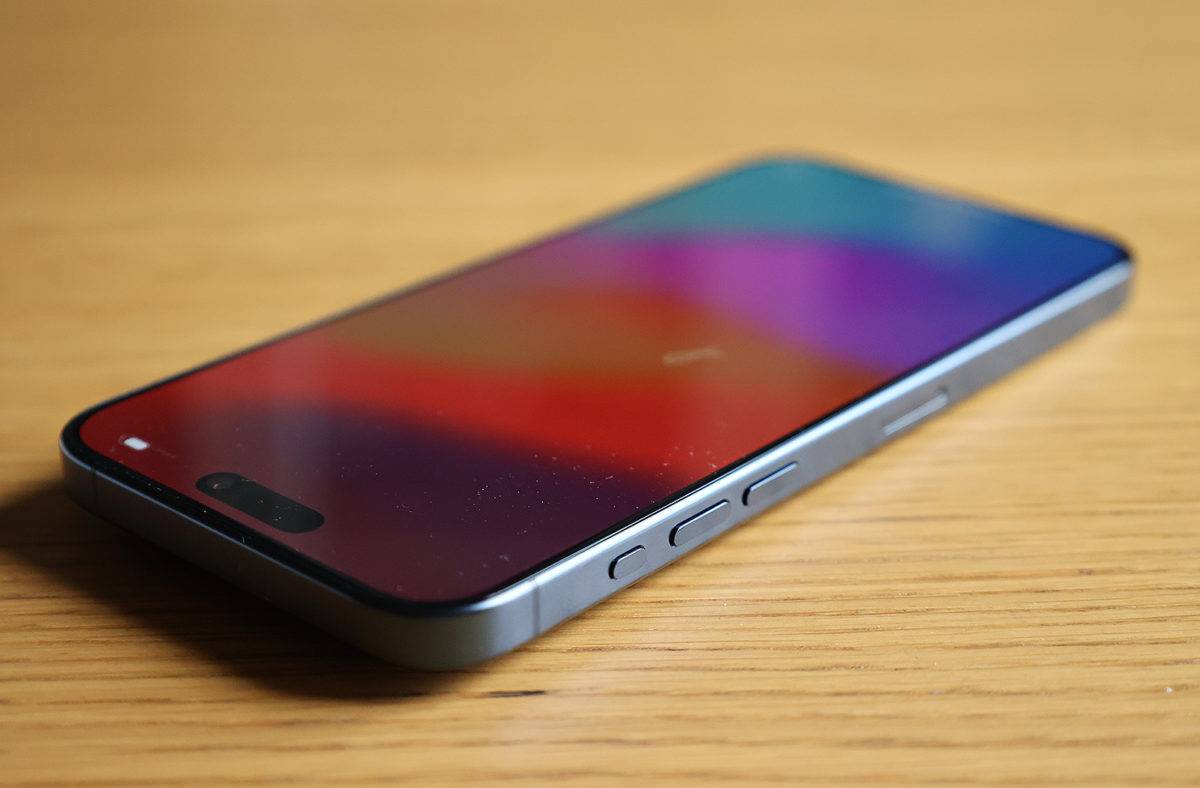 La nouvelle touche multifonction de l'iPhone 15 Pro Max.