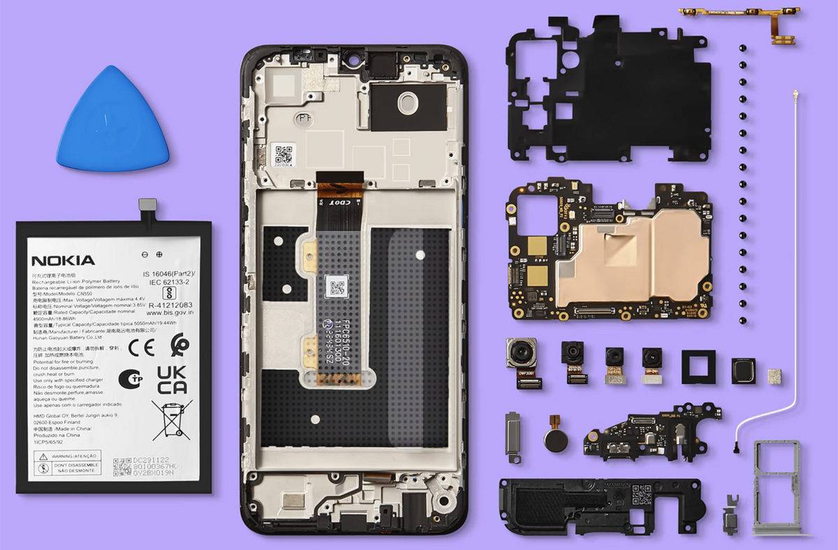 Nokia propose des kits de réparation.