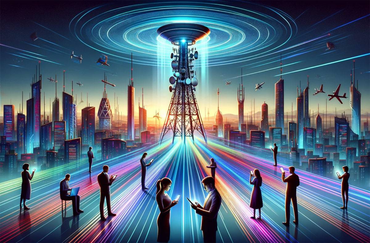 Les ondes millimétriques attendront en Suisse. Image: DALL-E3. Les ondes millimétriques attendront en Suisse. Image: DALL-E3.