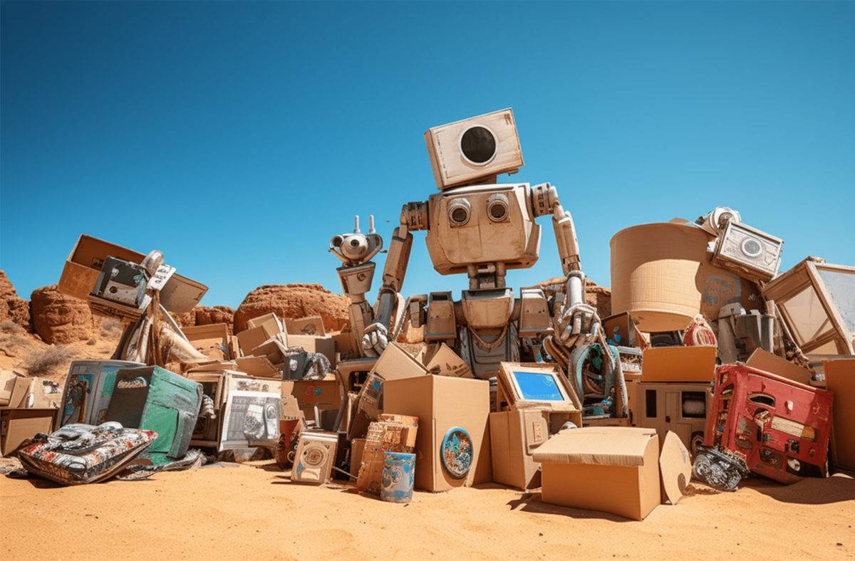 Pyxis: archéologie, robotique et imaginaire. Image: DALL-E.