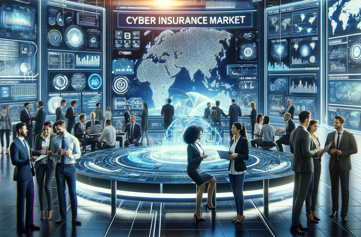 La cyberassurance par DALL-E3. La cyberassurance par DALL-E3.