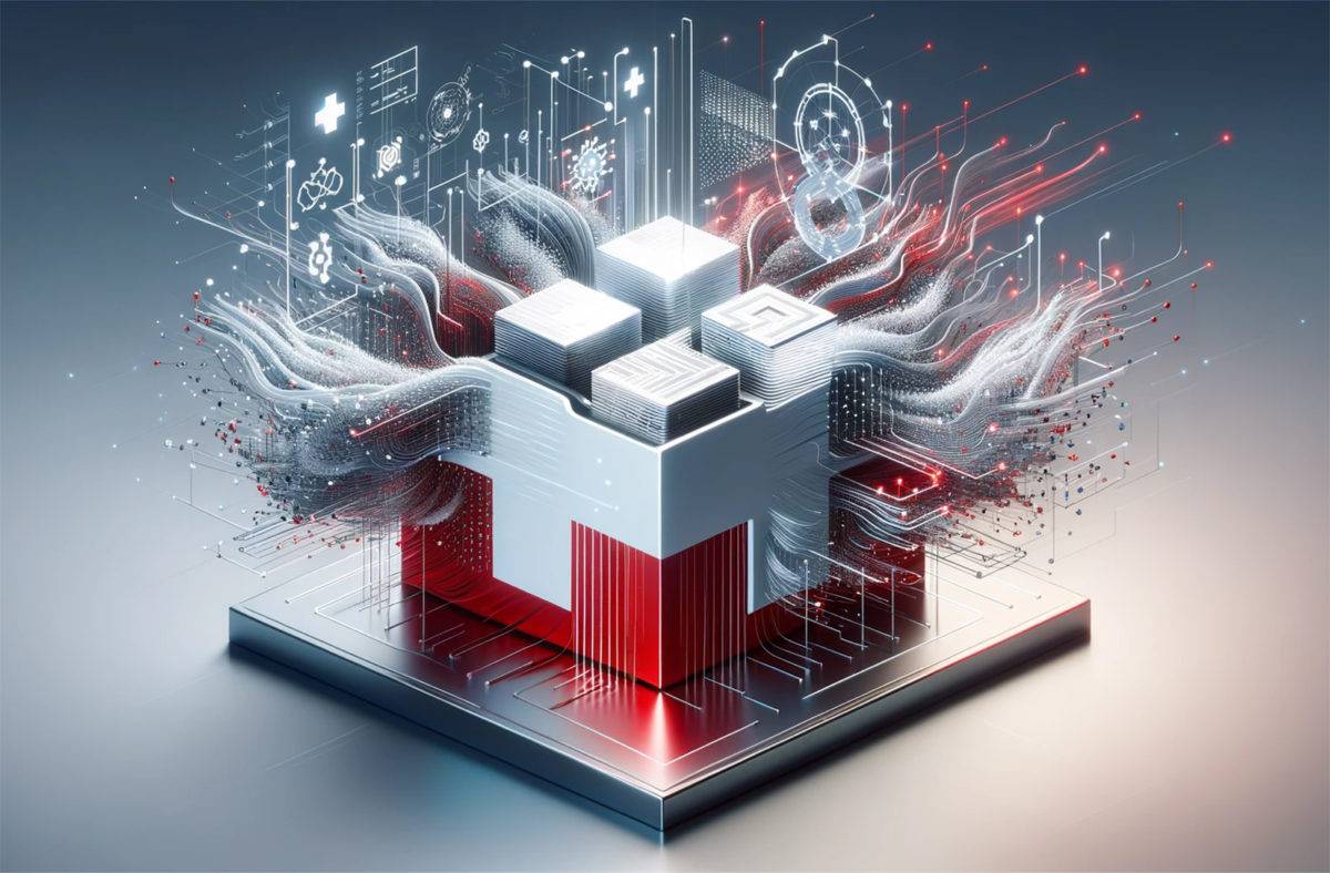 Un supercalculateur pour l'IA suisse. Image: DALL-E3. Un supercalculateur pour l'IA suisse. Image: DALL-E3.