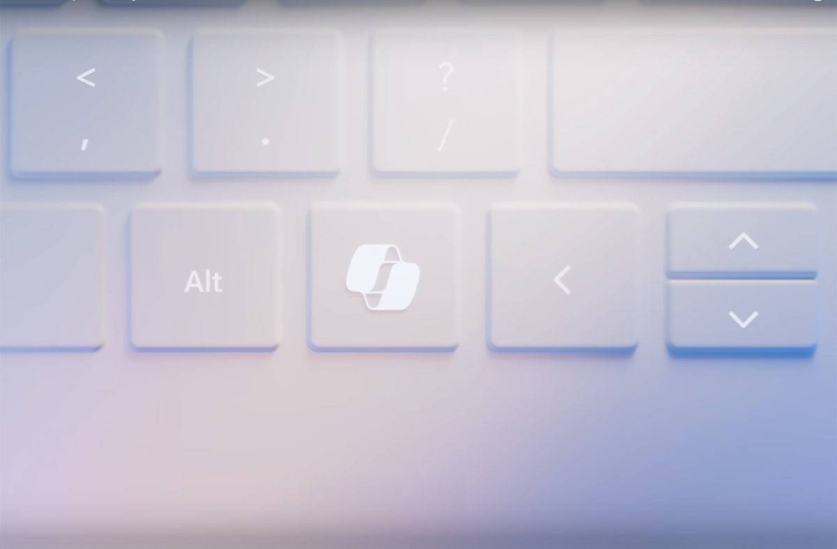 La touche Copilot sur Windows 11.