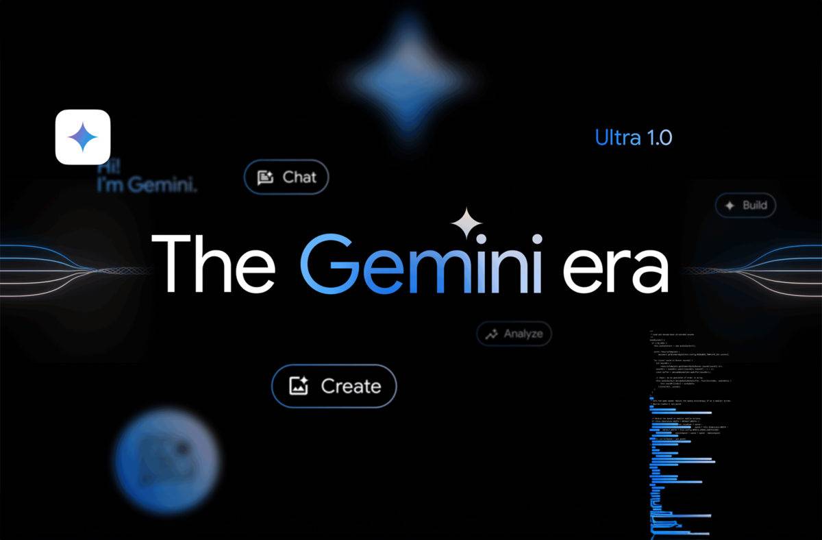 Google communique sur Gemini. Google communique sur Gemini.