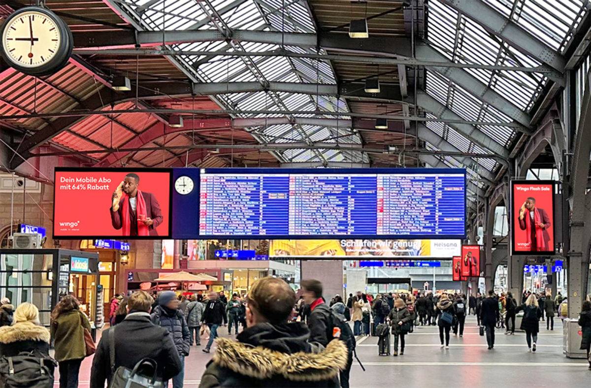 Swisscom fait la pub de Wingo avec Google.