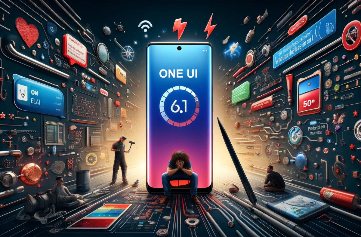 Samsung ONE UI 6.1, selon DALL-E3.
