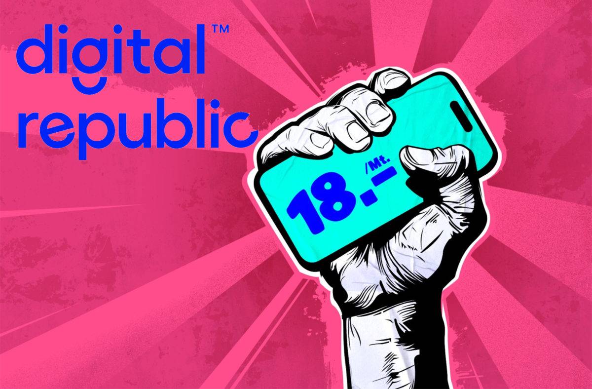 Digital Republic: l'offre à 18 francs par mois.