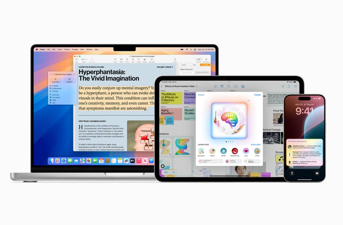Apple intelligence arrive lentement.