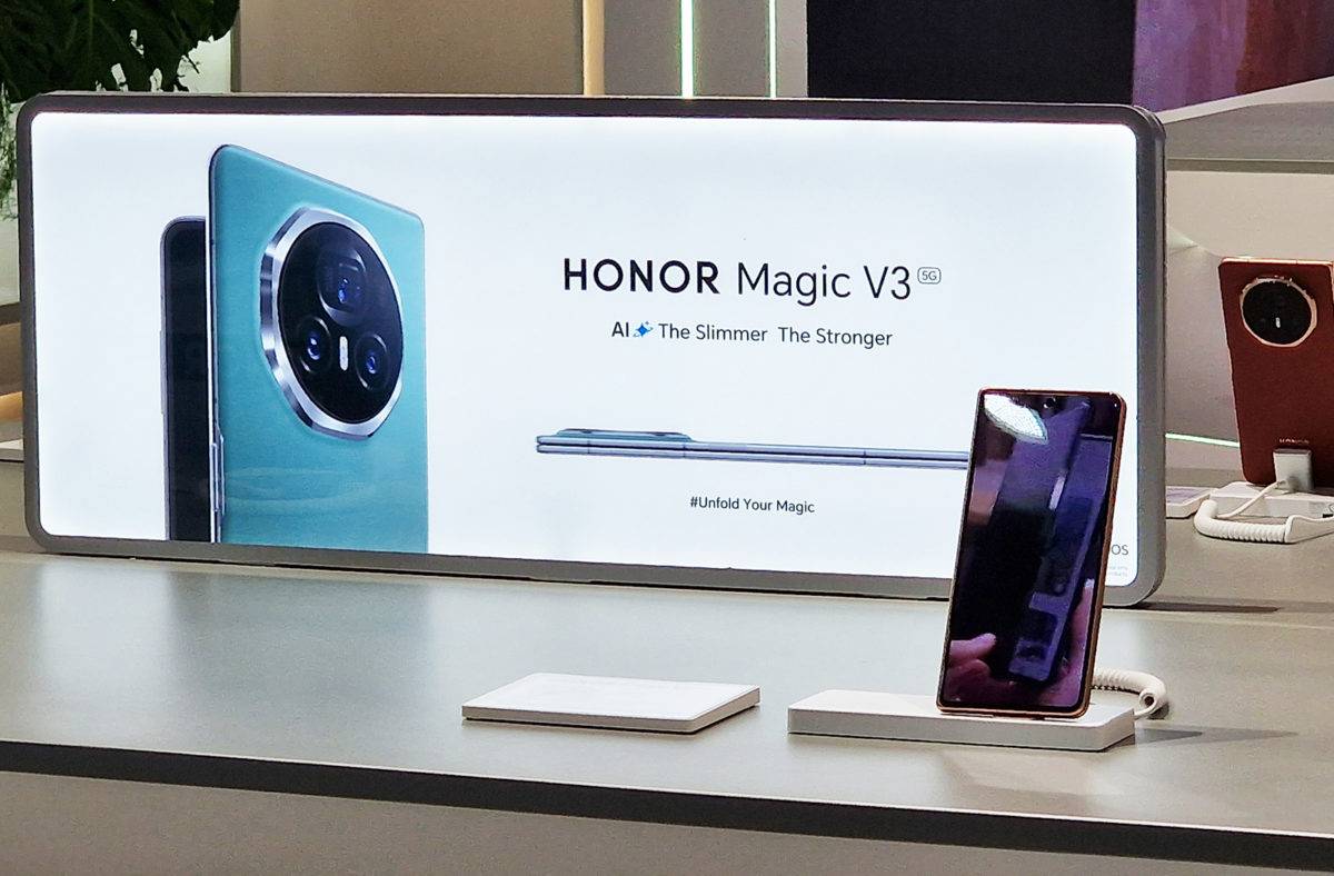 Le Honor Magic V3 à l'IFA 2024 de Berlin.