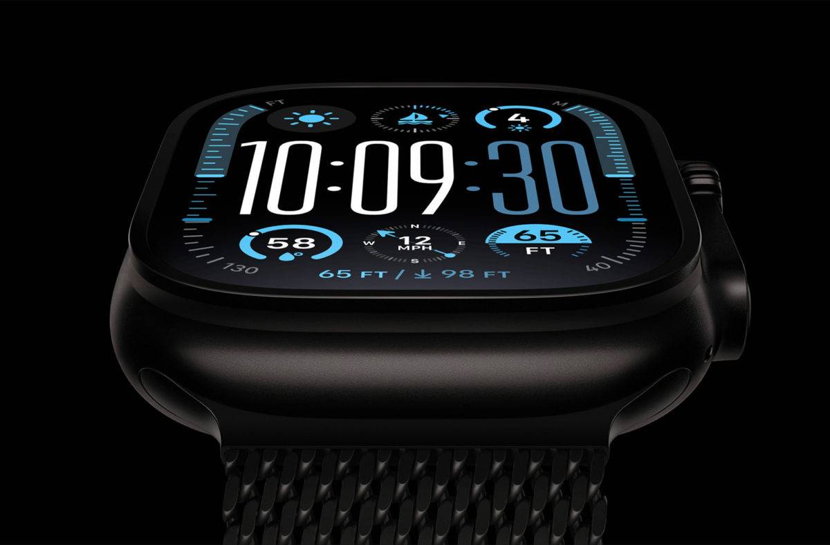 L'Apple Watch Ultra 2 est disponible en titane noir.