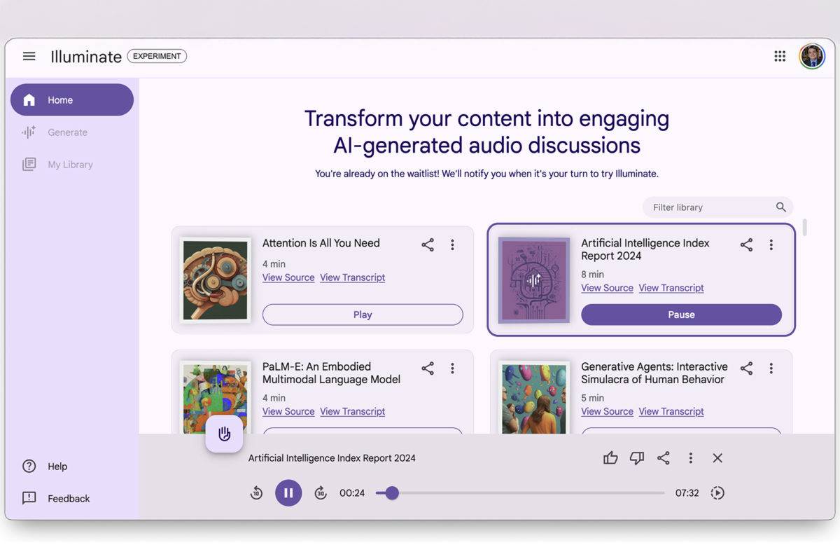 Voici Google Illuminate. Voici Google Illuminate.