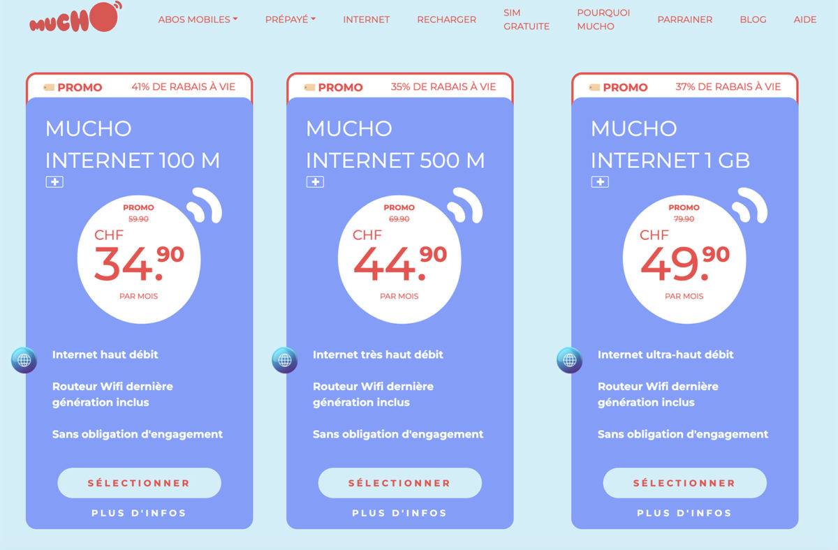 Mucho internet.