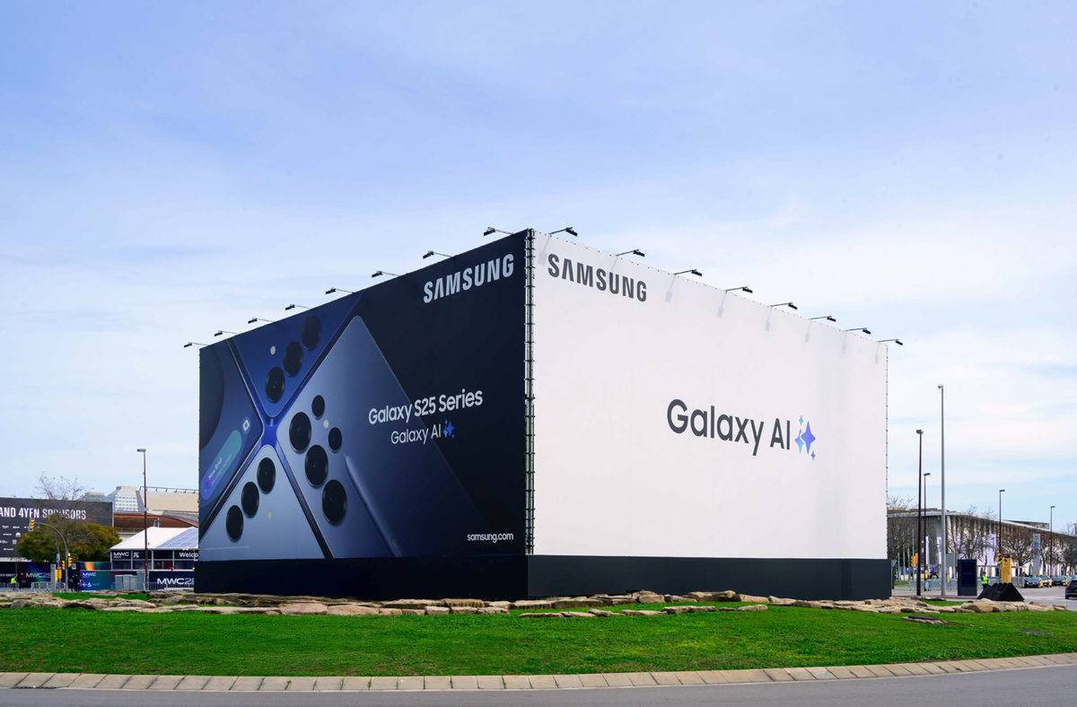 Samsung au MWC 2025 de Barcelone.