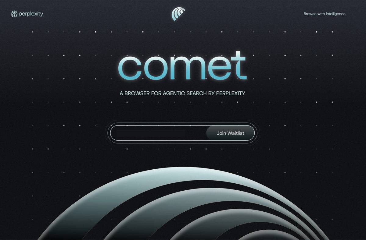 Comet: le navigateur IA de Perplexity. Comet: le navigateur IA de Perplexity.