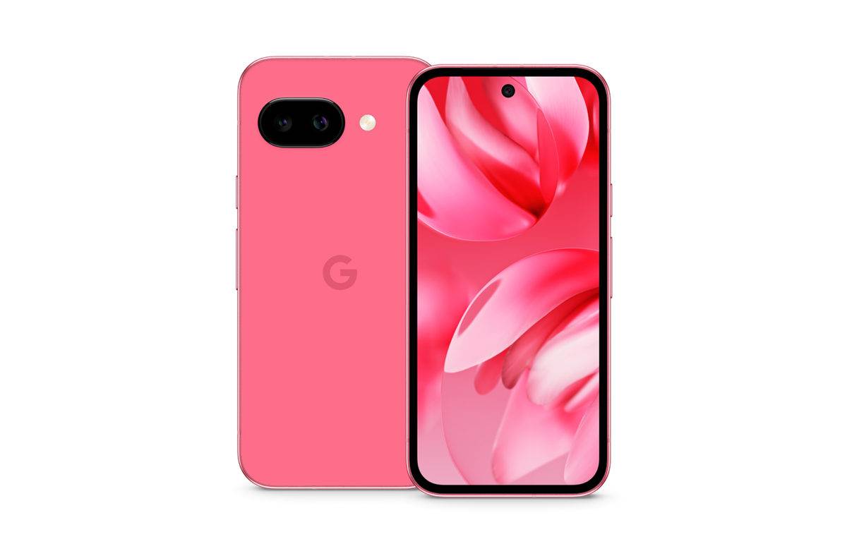 Le Pixel 9a en rose.