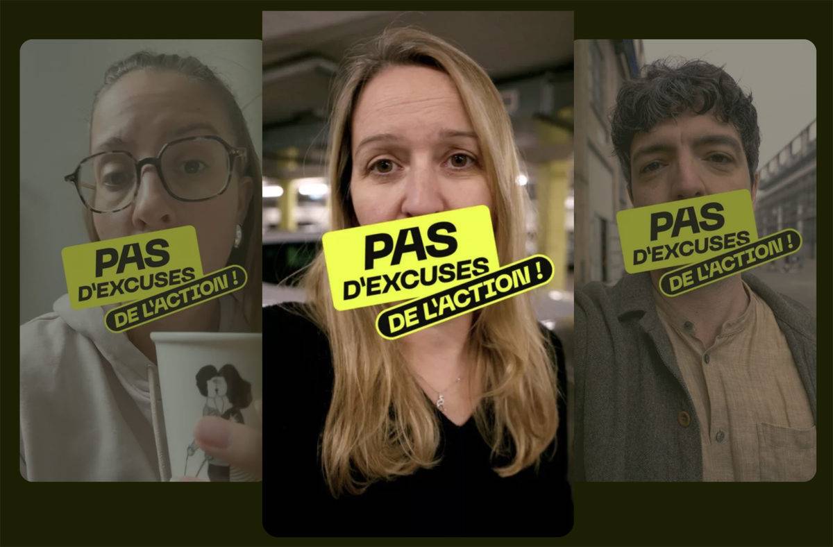 «Pas d’excuses — de l’action!» «Pas d’excuses — de l’action!»