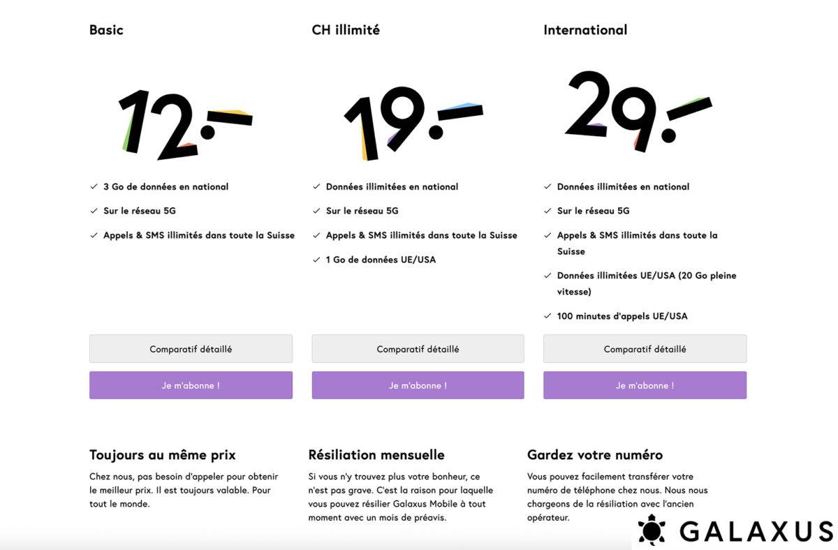 Galaxus Mobile baisse ses prix.