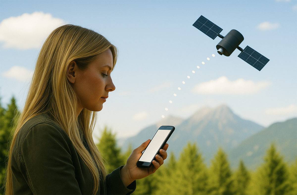 Des messages par satellite? Image: ChatGPT.