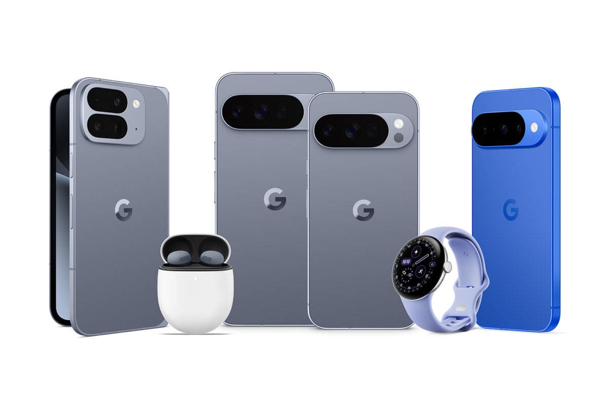 La gamme Google Pixel 10 et ses accessoires. La gamme Google Pixel 10 et ses accessoires.